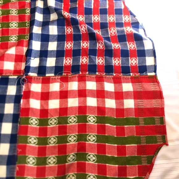 Handmade Colourful Checkered Fabric Tablecloth - Picture 11 of 15